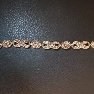 Women's Stainless Steel Marcasite Stainless Steel Bracelet